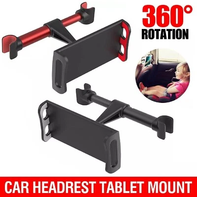 Universal 360° Car Seat Back Headrest Mount Holder Mobile Phone Stand for Tablet