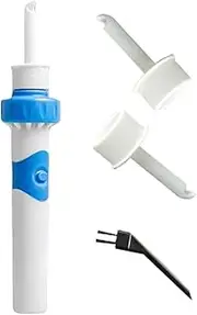 Earwax Removal Kit | Portable Ear Wax Removal Tool - Soft Clean Tool with 2 Replacement Head Personal Care for Kids, Family & Travel