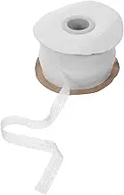 Gadpiparty Roll Non-Woven Interlining White Stretch Lining Fusible Fabric Easy to Sew Clothing Interfacing Strip for DIY