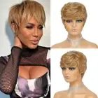 Pixie Wigs for Black Women Human Hair Blonde Short Pixie Cut Wig Human Hair 150%