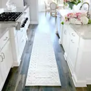 My Texas House by Orian Indoor/Outdoor Picket Fences Runner, 1'11" x 7'6", Na...