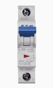 1pcs EATON Miniature Circuit Breaker MCB PL9-C20-DC