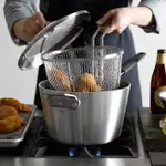 【美國原裝進口】TRAMONTINA DEEP FRYER 炸.煮兩用 不沾鍋 萬用鍋 湯鍋 不鏽鋼 WMF 雙人牌