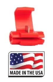 500 Red Quick Splice Tap Wire Terminal Scoth Lock Connector 18-22 AWG Made USA