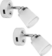 LANDSIN RV Reading Lights LED 12V Fixtures with USB Port Dimmable RV Reading Light for Camper, Van, Boat and Motorhome Adjustable Touch Control Warm White Lights 2Pack