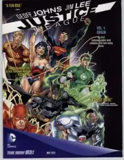 2012 DC Justice League Jim Lee Geoff Johns Comic Book Art Illustration Print Ad