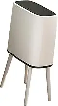 ＫＬＫＣＭＳ Trash Can with Lid with Stand Modern Large Capacity Press Type Narrow Garbage