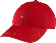 [Tommy Hilfiger] Men's Aaron Baseball Cap, Red, OS