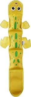 Outward Hound Fire Biterz Red Lizard Plush Firehose Material Interactive Dog Toy, Large