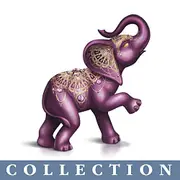 Blake Jensen 'Parade Of Purple' Elephant Figurine Collection