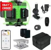 Laser Level Green Self-Leveling 12 Lines 3X360° Horizontal Vertical Remote