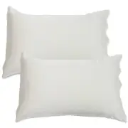 The Goodnight Co. Silk Pillowcase Twin Pack - Natural White