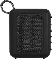Geekria Silicone Speaker Case Cover Compatible with JBL GO 4 Case, Protective Soft Skin, Replacement Portable Speakers Travel Carrying Sleeve with Keychain Hook (Black)