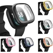 For Fitbit Versa 3 Smartwatch Cover TPU Watch Case Screen Protector Shock-proof