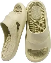 [HMWEB] Massage Slippers Women Men Sandals Open Toe Shower Shoes Summer House Slippers for Bath Plantar Fasciitis Slides Ladies Girls Gym Non Slip Indoor