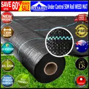 Instahut 1.83x 50m Weed Mat Matting Control Weedmat Woven Fabric Plant Cover New
