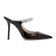 [Jimmy Choo] Jimmy Choo-Black Patent Leather Bing 100 Sandals-Donna 36.5 IT