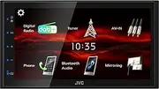 [JVC] KW-M180DBT - 17.3 cm (6.8 Inches) Digital Media AV Receiver with Quick Boot & Android USB Mirroring (4 x 45 W, DSP, DAB+/FM, BT, 3X Pre-Out 2V, USB, iPod/iPhone Control)