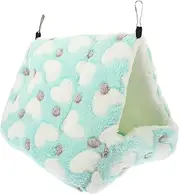Alasum Plush Hamster Hanging Tent Bed Cozy Hideaway Shelter with Hooks for Small Pets for Hamsters Squirrels Guinea Pigs and Chinchillas Easy to Clean Design