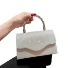 Modern Handbag with Eye catching Embellishments Girls Evening Bag Polyester Bag