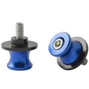 Bobbin Spools Swingarm Paddock Stand Adaptors M8 Motorbike Motorcycle Blue
