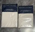 Ralph Lauren RL 464 Solid Percale King Extra Deep Fitted & Flat Sheet Set Pale