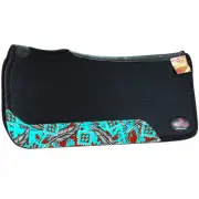 40HS High Quality 100% Wool Felt Hilason Western Horse Saddle Pad Aztec