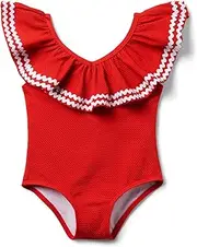 [Janie and Jack] Girls Popcorn Onepiece Swim (Toddler/Little Big Kid)