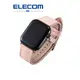 【日本ELECOM】純素皮革錶帶Apple Watch 45/44/42mm 粉色