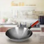 Wok Pan Pots Induction Cooker General Pans Traditional Boiling Chinese Wok