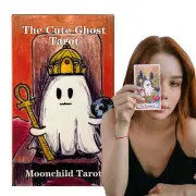 Tarot Oracle Card Mysterious Fate Divination The Cute Ghost Tarot Card Game cool