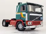 【模型車藝】1:18 ROAD KINGS VOLVO F12 1977曳引車/卡車頭 (綠/紅) 限量500台『現貨』