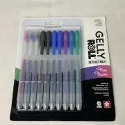 Sakura Gelly Roll Retractable Medium 0.8MM 10 Pens New