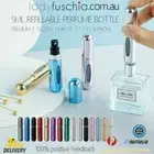 5ML Refillable Perfume Atomiser Portable Mini Travel Scent Pump Spray Bottles