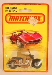 Matchbox Superfast # 50 Metallic Tan Harley Davidson MB50-D4