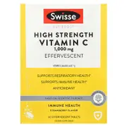 Swisse, Ultiboost™, High Strength Vitamin C, Strawberry, 1,000 mg, 3 Tubes, 20 Effervescent Tablets Each