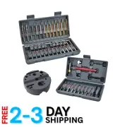 Versatile Pin Punch Tool Set with Hammer, Storage Cases & Bench Block - 40PCs