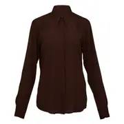 [Dries Van Noten] Fluid Acetate Silk Crepe Shirt