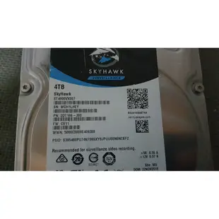 希捷 故障品 4TB 4T 4000GB ST4000VX007 04H613