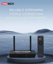 DIGIBOX D3 Plus Android 12.0 4GB+64GB Supports WiFi 6 Smart TV Box 6k Ultra HD