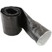 Aeroflow Aluminised Sleeve 2-1/8-2-1/2"Black Finish 3.7 Meter / 12Ft - AF91-5014BLK