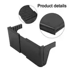 Sleek Black Plastic Sunshade Visor Designed for Vehicle Navigation Systems