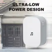 Doorbell Chime Low Power High Performance Ding-dong Alarm Chime White