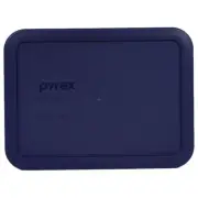 Pyrex Replacement Lid 7210-PC Rectangle Dark Blue for 3 Cup Storage Glass Dish