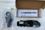 Monster Compression Crimper & Coax Stripping Tool 59-6-6Quad RCA BNC Quick Lock