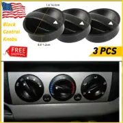 For 2005-2011 Toyota Tacoma Control Knobs of Heater A/C Temperature HVAC Fan 3X (for: Toyota)