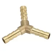 1/4" Brass Hose Barb Fitting, Y Type Barb Union Fittings Metals Splicer