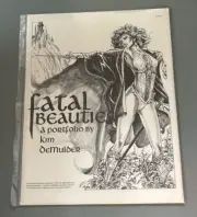 FATAL BEAUTIES 1986 NEAR MINT PORTFOLIO BY KIM DEMULDER b-495
