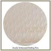 1pc Tulip Shapes Acrylic Roller Polymer Clay Modeling Texture Tool Rolling