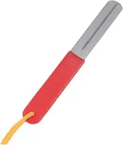 ANDRESLAD 1Pc Double Sided Fishing Hook Sharpener Dual Grit File with Hanging Strip Portable Tool for Easy Use Coated Handle for Secure Grip